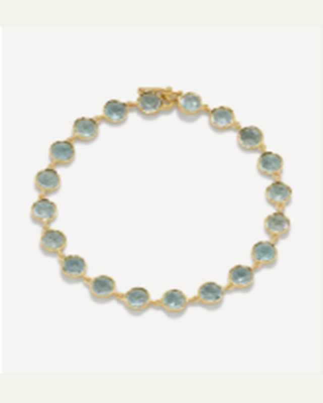 18k Yellow Gold 7" Bracelet W 5mm Ro